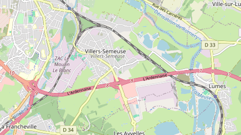Carte de localisation de l'évènement