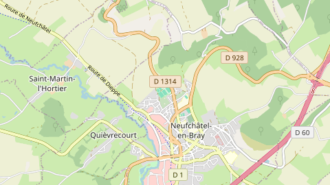 Carte de localisation de l'évènement