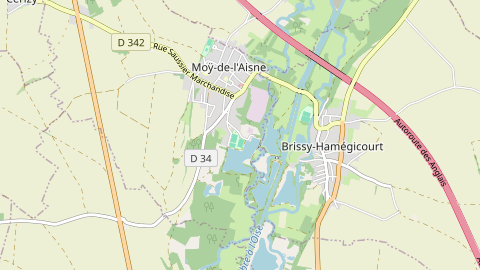 Carte de localisation de l'évènement
