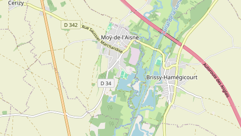 Carte de localisation de l'évènement