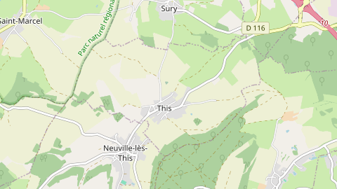 Carte de localisation de l'évènement