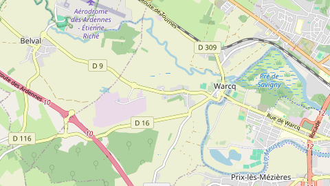 Carte de localisation de l'évènement