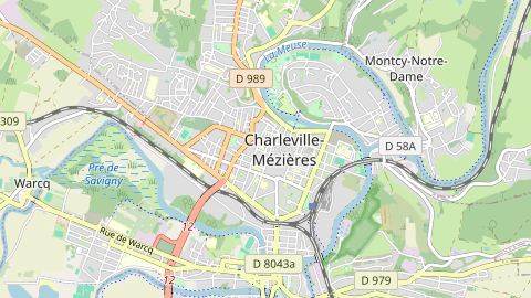 Carte de localisation de l'évènement