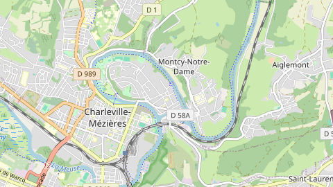 Carte de localisation de l'évènement