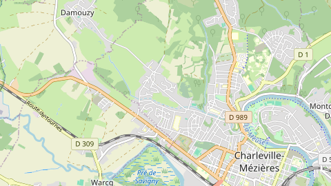 Carte de localisation de l'évènement