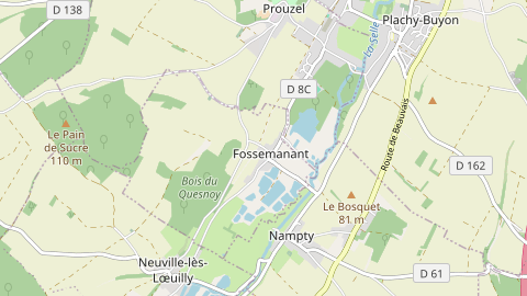 Carte de localisation de l'évènement