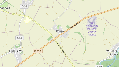 Carte de localisation de l'évènement