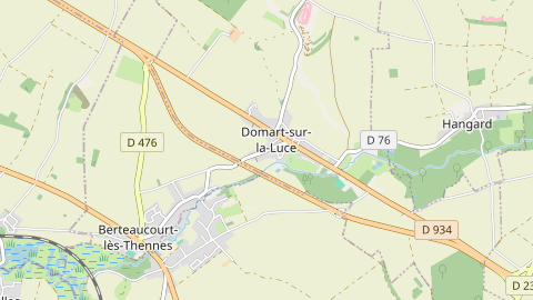 Carte de localisation de l'évènement