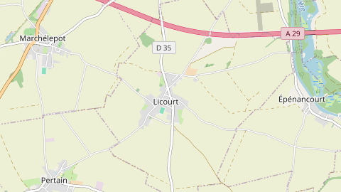 Carte de localisation de l'évènement