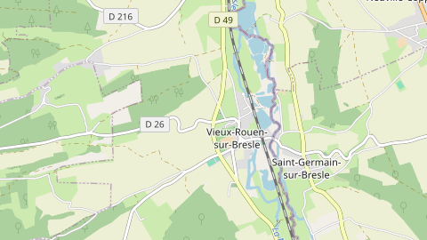 Carte de localisation de l'évènement