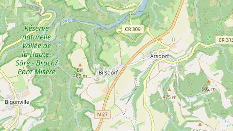 Carte de localisation de l'évènement
