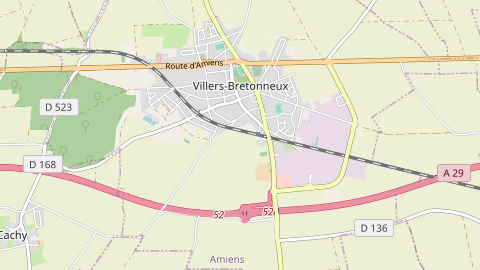 Carte de localisation de l'évènement