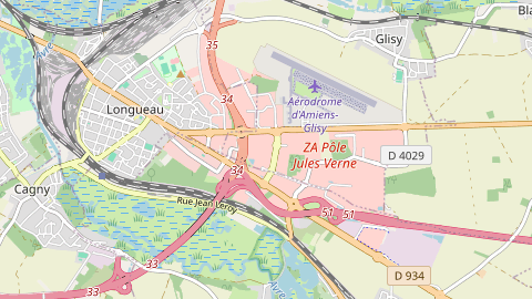 Carte de localisation de l'évènement