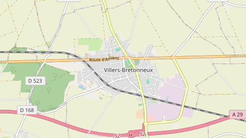 Carte de localisation de l'évènement