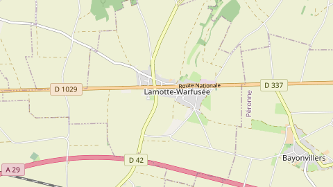 Carte de localisation de l'évènement