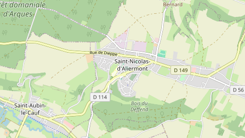 Carte de localisation de l'évènement