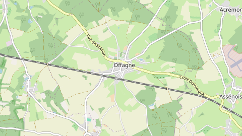 Carte de localisation de l'évènement