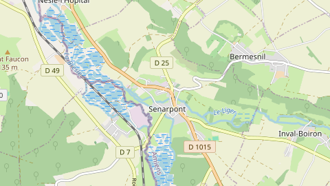 Carte de localisation de l'évènement