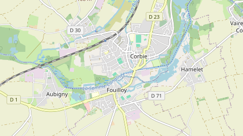 Carte de localisation de l'évènement