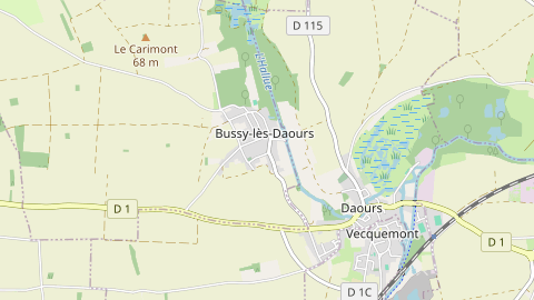 Carte de localisation de l'évènement
