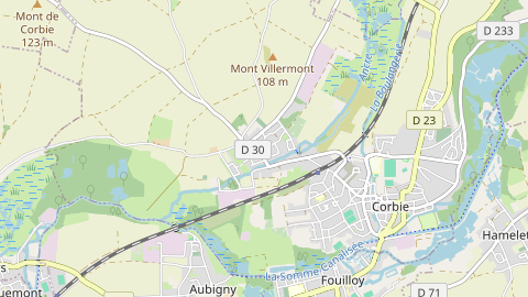 Carte de localisation de l'évènement
