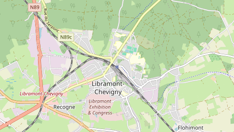 Carte de localisation de l'évènement