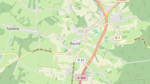 Carte de localisation de l'évènement