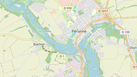 Carte de localisation de l'évènement