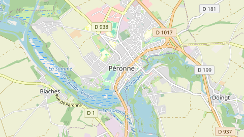 Carte de localisation de l'évènement