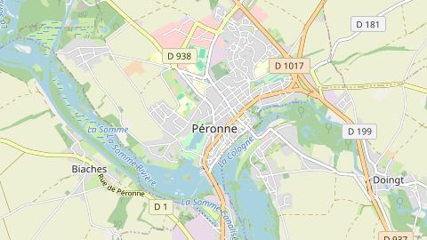 Carte de localisation de l'évènement