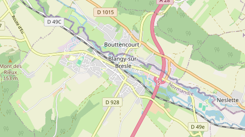Carte de localisation de l'évènement