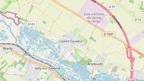 Carte de localisation de l'évènement