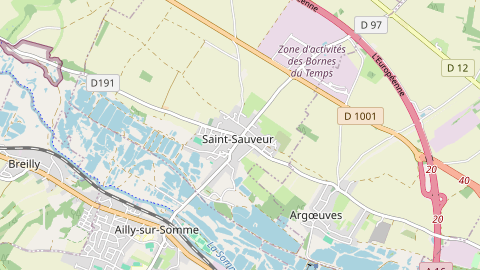 Carte de localisation de l'évènement