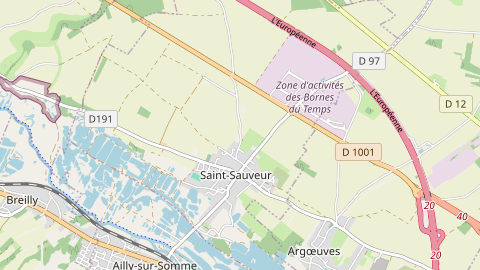 Carte de localisation de l'évènement