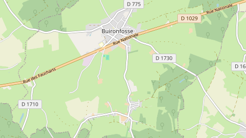 Carte de localisation de l'évènement