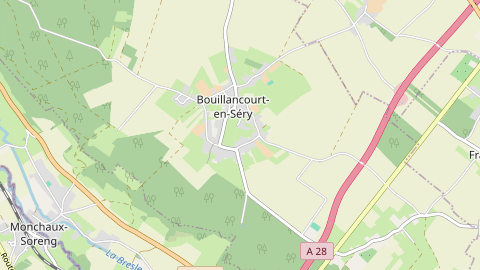 Carte de localisation de l'évènement