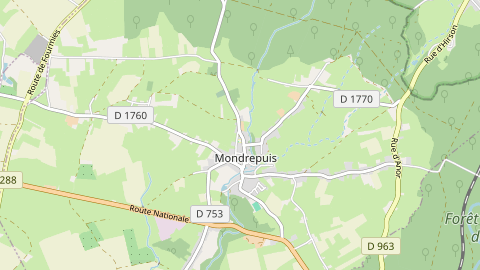 Carte de localisation de l'évènement