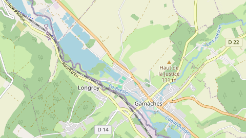 Carte de localisation de l'évènement