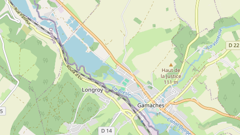 Carte de localisation de l'évènement