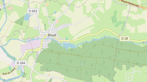 Carte de localisation de l'évènement