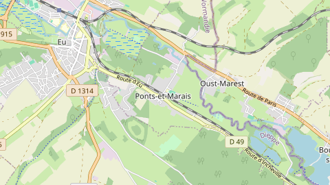 Carte de localisation de l'évènement