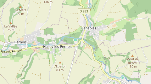 Carte de localisation de l'évènement