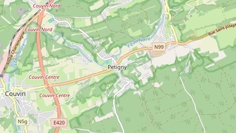 Carte de localisation de l'évènement