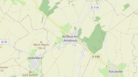 Carte de localisation de l'évènement
