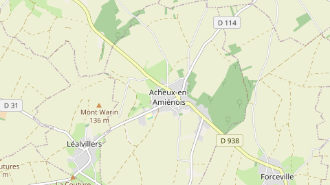 Carte de localisation de l'évènement