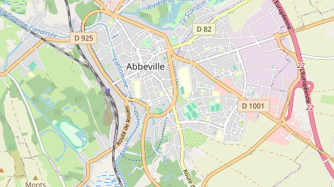 Carte de localisation de l'évènement