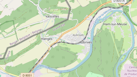 Carte de localisation de l'évènement