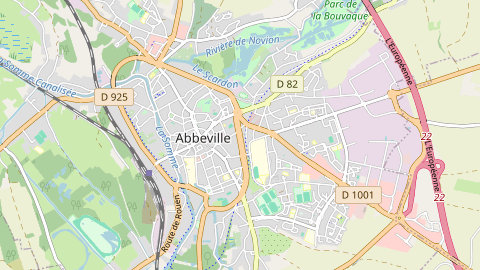 Carte de localisation de l'évènement