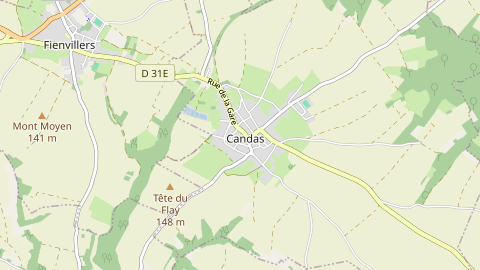 Carte de localisation de l'évènement