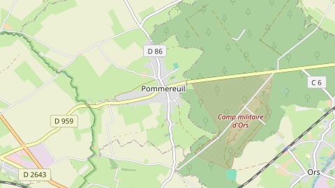 Carte de localisation de l'évènement